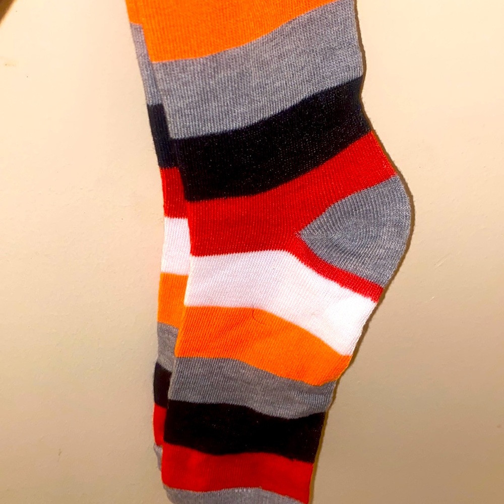 Sizes 9-11 , pattern long stretch socks.